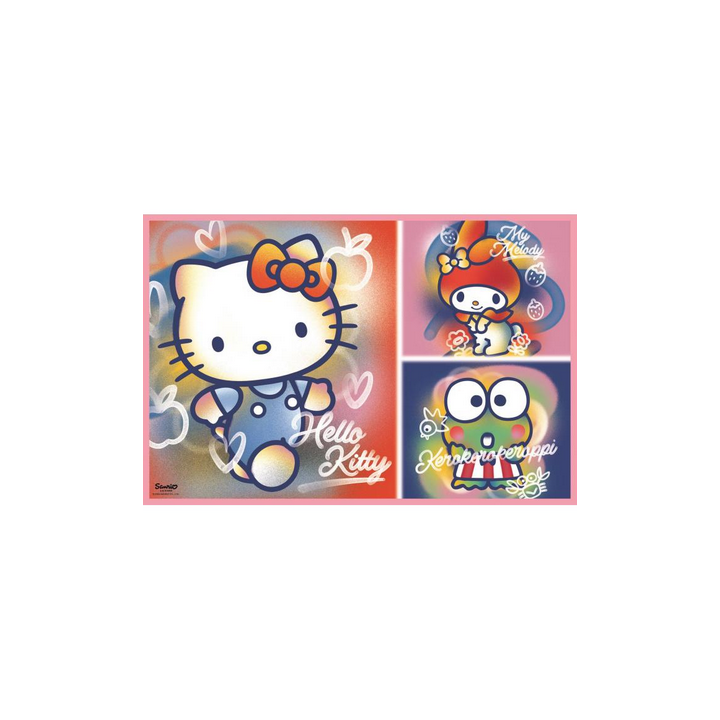 2 Puzzles en 1Trefl - Hello Kitty and Friends – 200 pièces