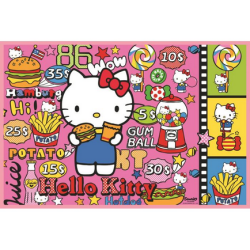 2 Puzzles en 1Trefl - Hello Kitty and Friends – 200 pièces