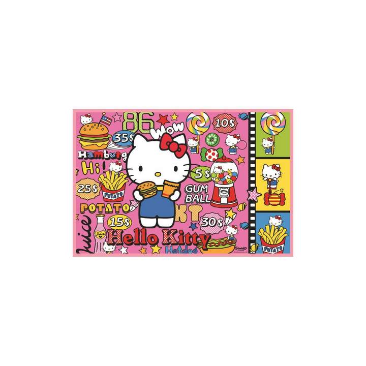 2 Puzzles en 1Trefl - Hello Kitty and Friends – 200 pièces