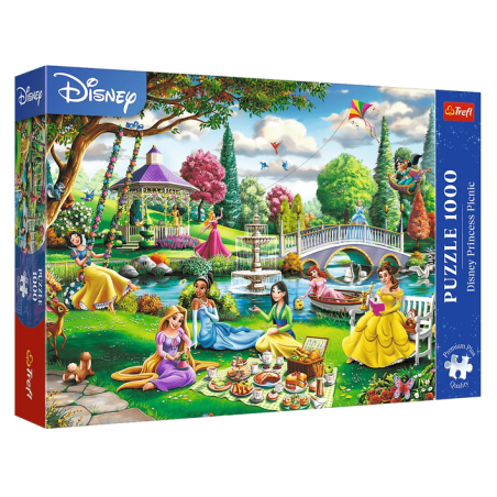 Puzzle Trefl - Disney : Pique-nique avec les princesses – 1000 pièces