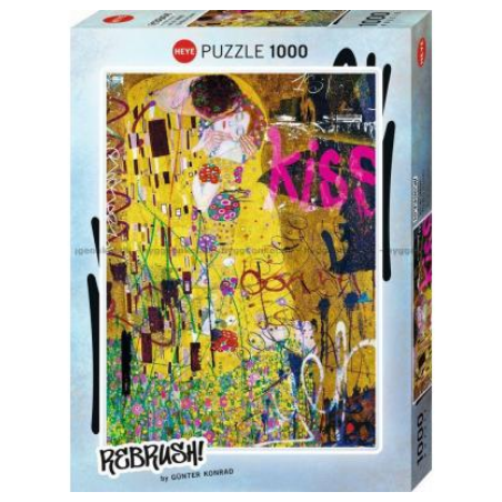 Puzzle Heye -  Rebrush, Gunter Konrad : The Kiss of Lovers – 1000 Pièces