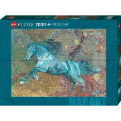 Puzzle Heye - Map Horse – 2000 Pièces