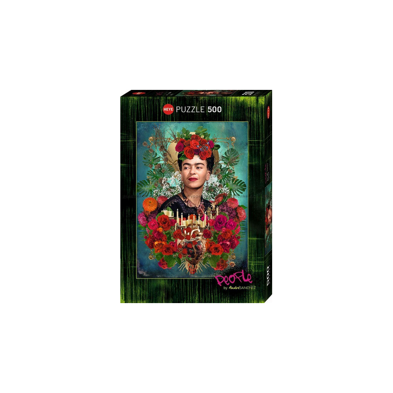 Puzzle Heye - People, André Sanchez : Frida II – 500 Pièces Puzzle Heye - People, André Sanchez : Frida II – 500 Pièces