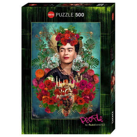 Puzzle Heye - People, André Sanchez : Frida II – 500 Pièces