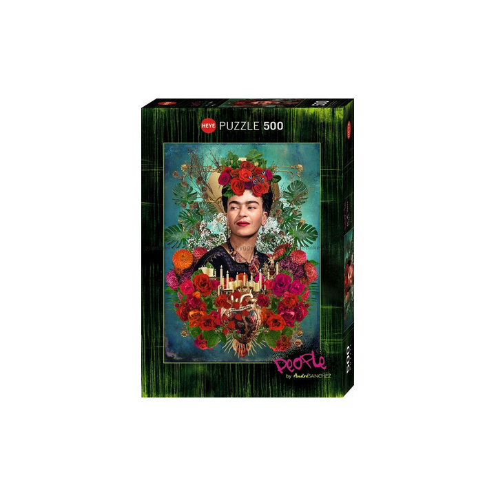 Puzzle Heye - People, André Sanchez : Frida II – 500 Pièces
