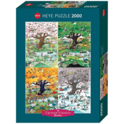 Puzzle Heye - Cartoon Classics, Blachon : 4 Seasons – 2000 Pièces