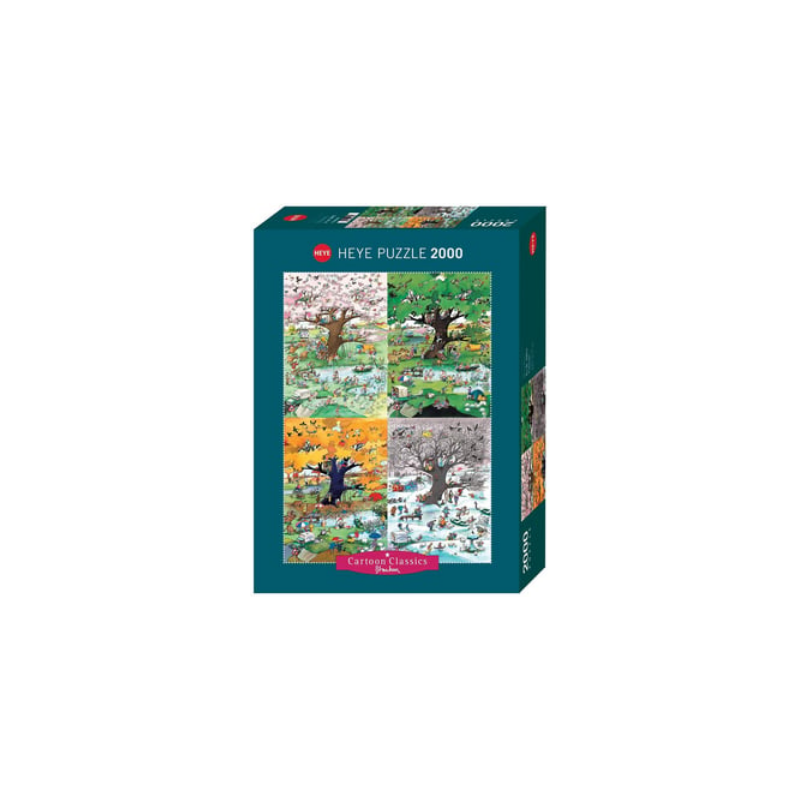 Puzzle Heye - Cartoon Classics, Blachon : 4 Seasons – 2000 Pièces Puzzle Heye - Cartoon Classics, Blachon : 4 Seasons – 2000 Pièces