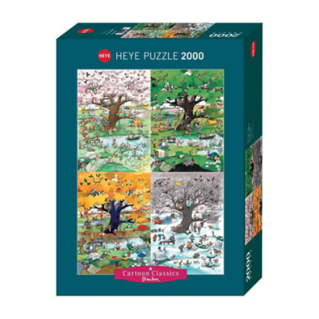 Puzzle Heye - Cartoon Classics, Blachon : 4 Seasons – 2000 Pièces