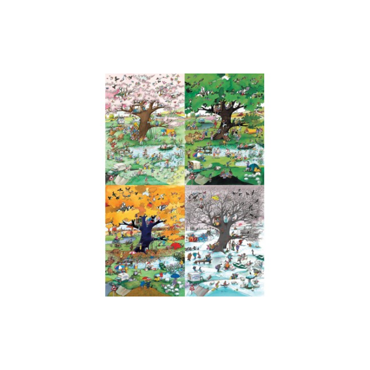 Puzzle Heye - Cartoon Classics, Blachon : 4 Seasons – 2000 Pièces