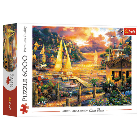 Puzzle Trefl - Chuck Pinsou : Attraper des Rêves – 6000 Pièces
