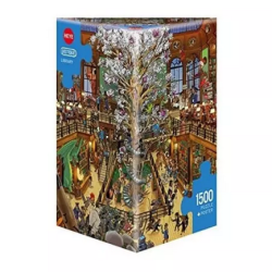 Puzzle - Boite triangulaire - Oesterle : Library – 1500 Pièces