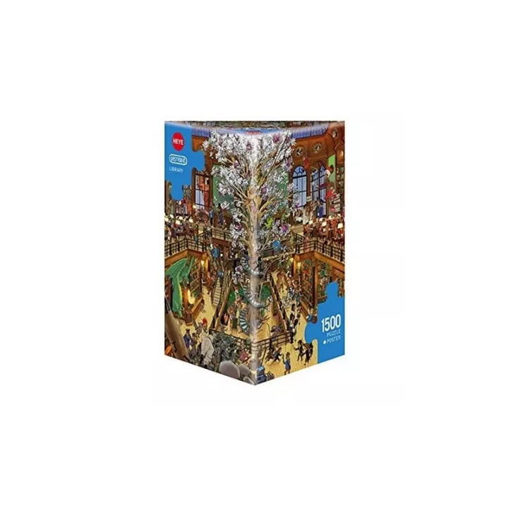 Puzzle - Boite triangulaire - Oesterle : Library – 1500 Pièces