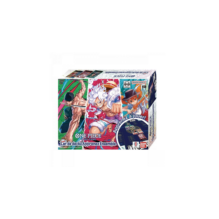 One Piece Card Game - Deck de Démarrage : Lot de decks Apprenez Ensemble
