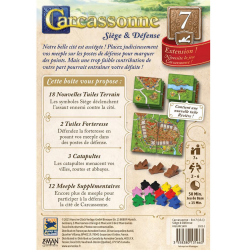 Jeux de société - Carcassonne : Siège & Défense - Extension 7