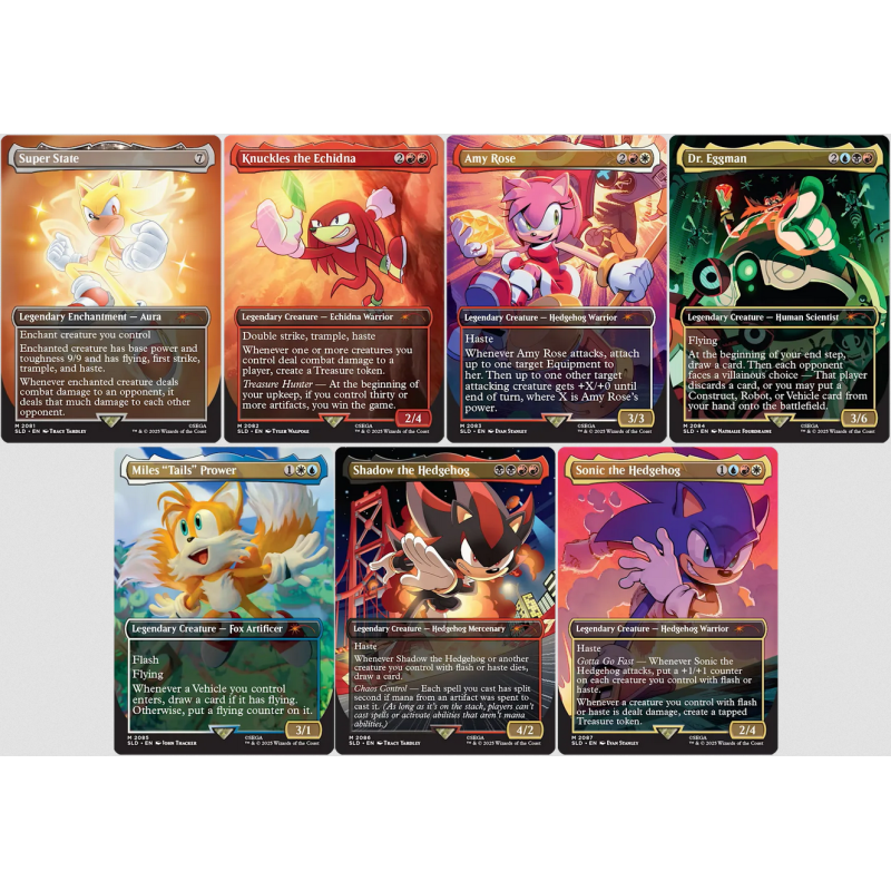 MTG - Magic the Gathering - Secret Lair : Sonic : Friends & Foes