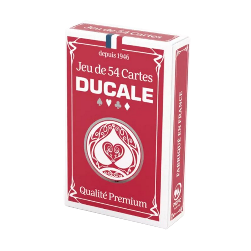 Ducale - 54 Cartes - Rouge Ducale - 54 Cartes - Rouge