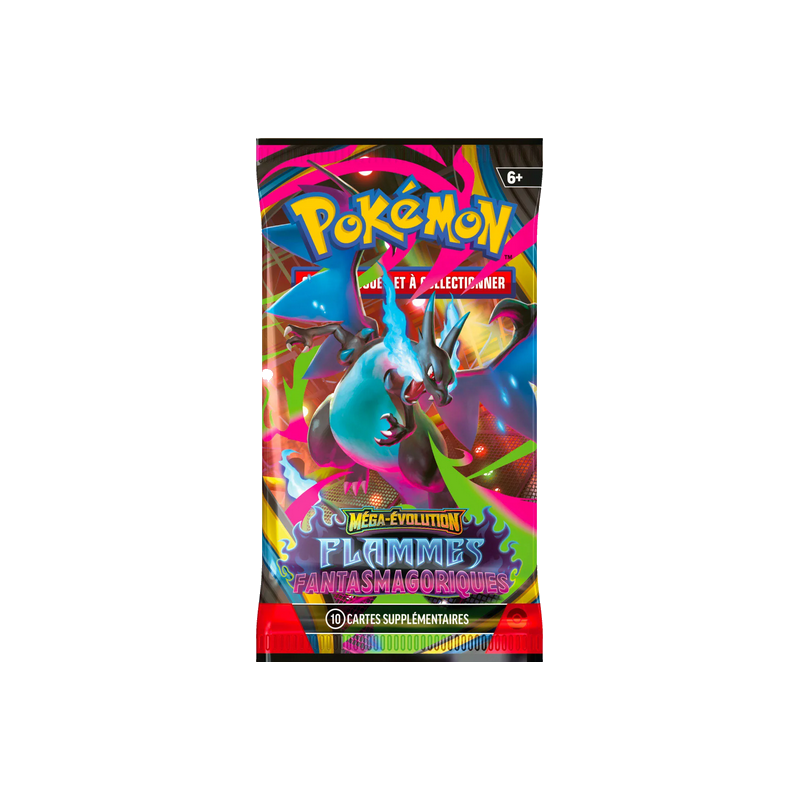 PROCHAINEMENT : Pokémon - Booster Méga-Évolution : Flammes Fantasmagoriques PROCHAINEMENT : Pokémon - Booster Méga-Évolution : Flammes Fantasmagoriques