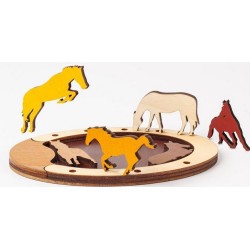 Casse Tête - Animal Arrangements - Wild Horses