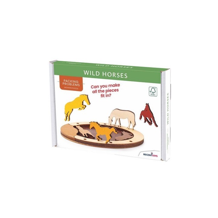 Casse Tête - Animal Arrangements - Wild Horses