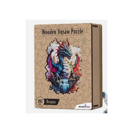 Puzzle - Wooden Jigsaw : Dragon