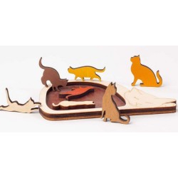 Casse Tête - Animal Arrangements Chat - Wild Horses