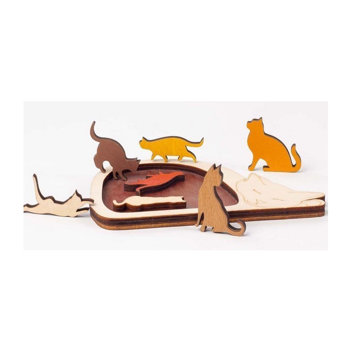Casse Tête - Animal Arrangements Chat - Wild Horses