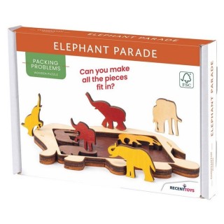 Casse Tête - Animal Arrangements Elephant - Wild Horses