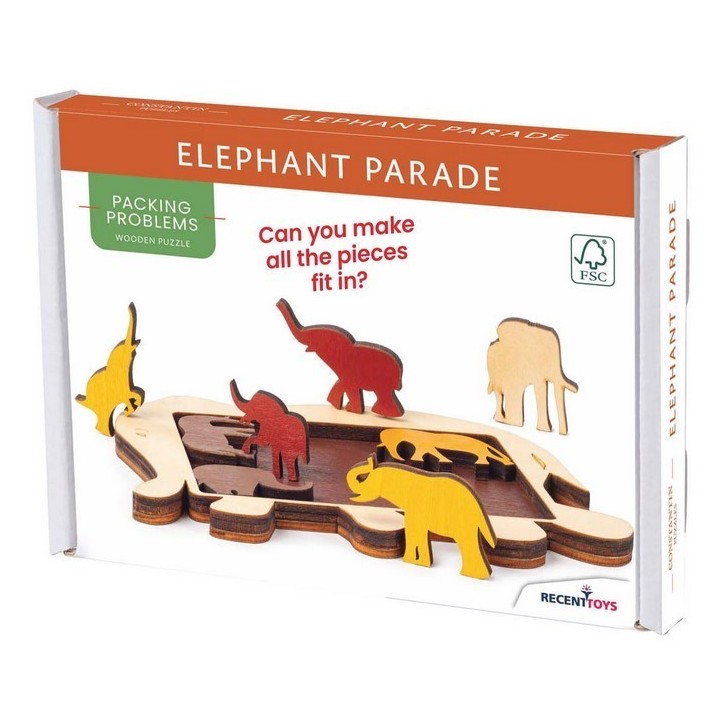 Casse Tête - Animal Arrangements Elephant - Wild Horses