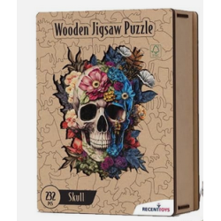 Puzzle - Wooden Jigsaw : Skull