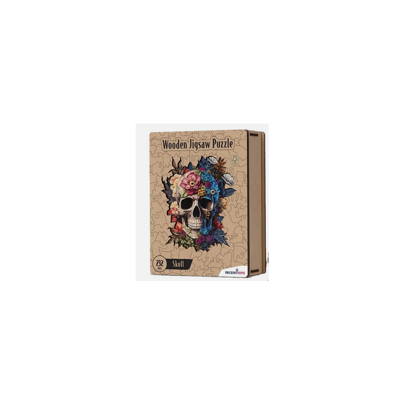 Puzzle - Wooden Jigsaw : Skull Puzzle - Wooden Jigsaw : Skull