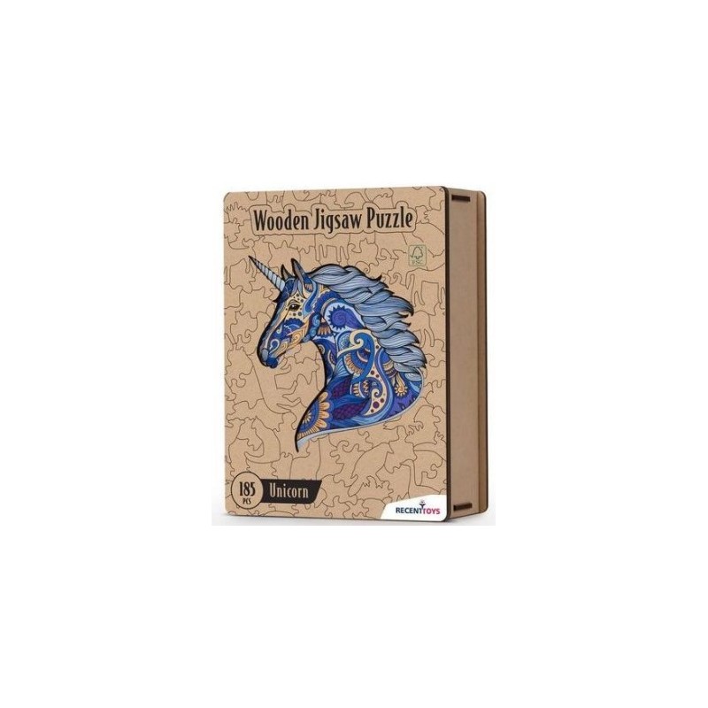 Puzzle - Wooden Jigsaw : Unicorn Puzzle - Wooden Jigsaw : Unicorn