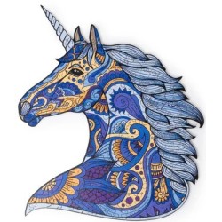 Puzzle - Wooden Jigsaw : Unicorn