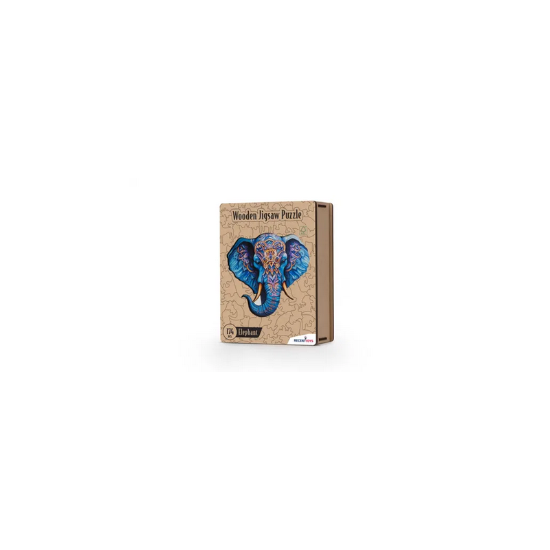 Puzzle - Wooden Jigsaw : Elephant