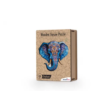Puzzle - Wooden Jigsaw : Elephant