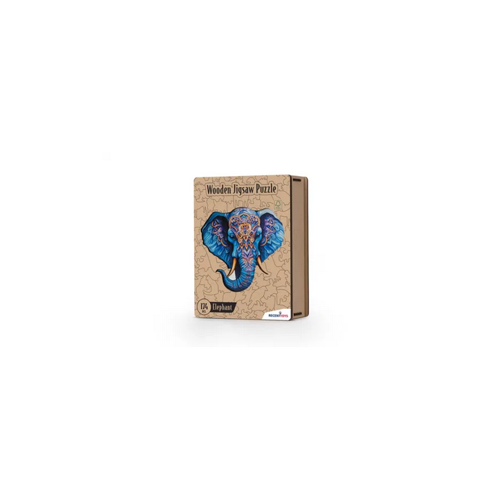 Puzzle - Wooden Jigsaw : Elephant