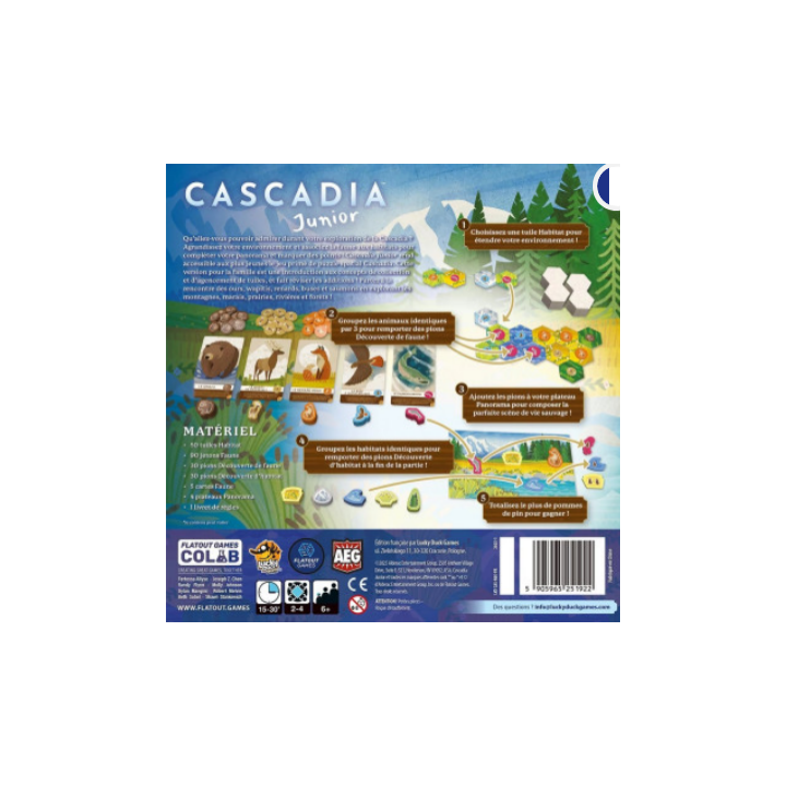 Jeux de société - Cascadia Junior
