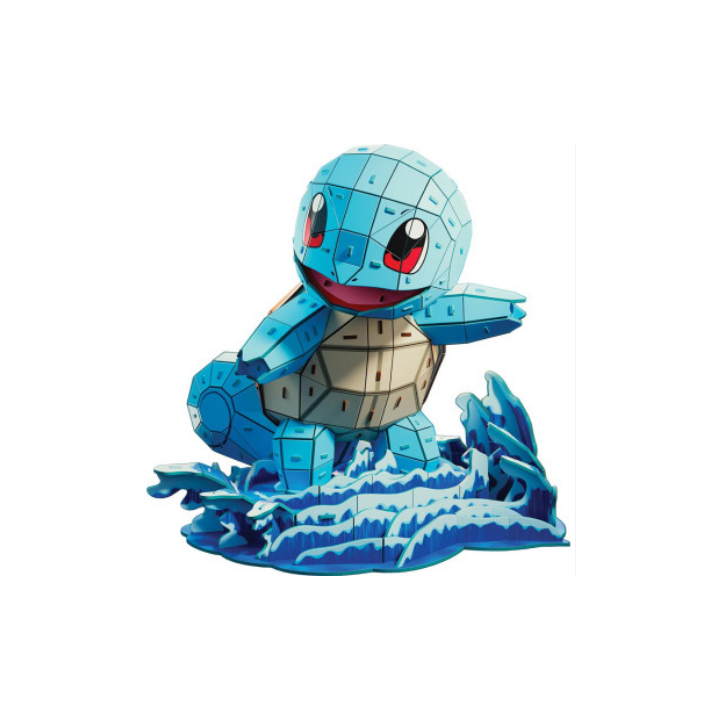 Jeux de Construction – 4D Build Pokémon : Carapuce