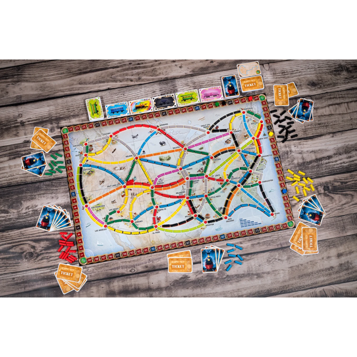 Jeux de société - Les Aventuriers du Rail : US - Édition 2025