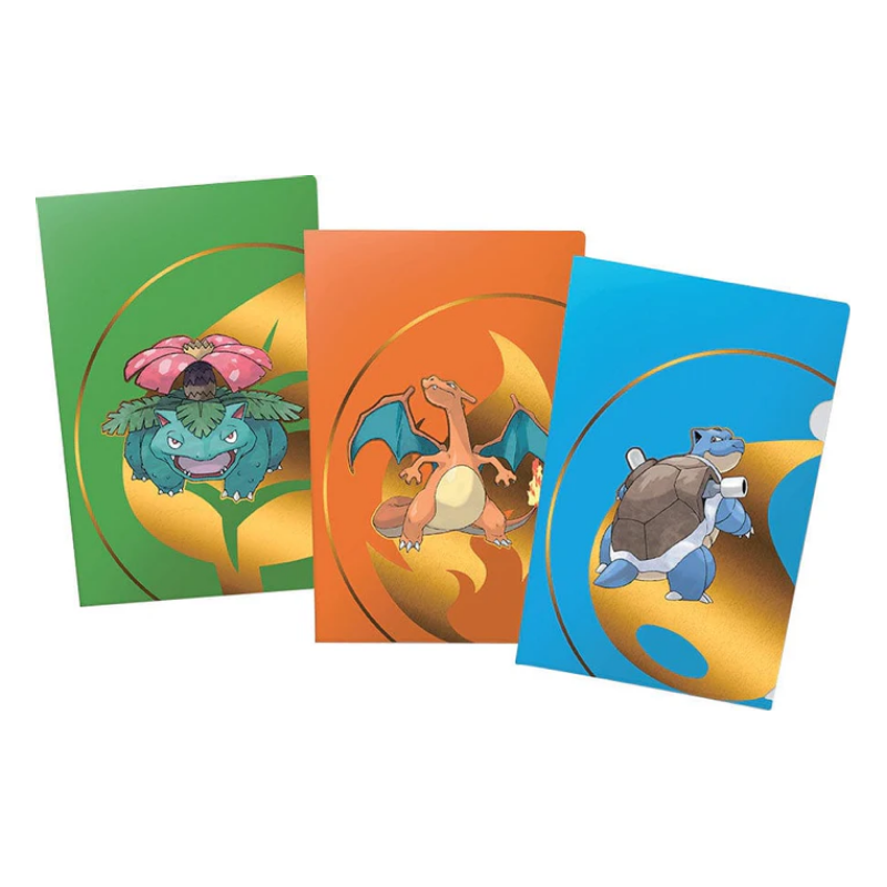 Ultra Pro - Pack de 3 Portfolios de tournoi - Pokémon : Florizarre, Dracaufeu et Tortank Ultra Pro - Pack de 3 Portfolios de tournoi - Pokémon : Florizarre, Dracaufeu et Tortank