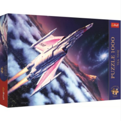 Puzzle Trefl - Tea Time : Vol Dans L'Espace - 1000 Pièces