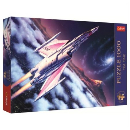 Puzzle Trefl - Tea Time : Vol Dans L'Espace - 1000 Pièces