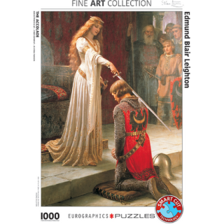 Puzzle Eurographics Fine Art - Edmund Blair Leighton : L'Adoubement - 1000 Pièces