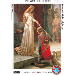 Puzzle Eurographics Fine Art - Edmund Blair Leighton : L'Adoubement - 1000 Pièces