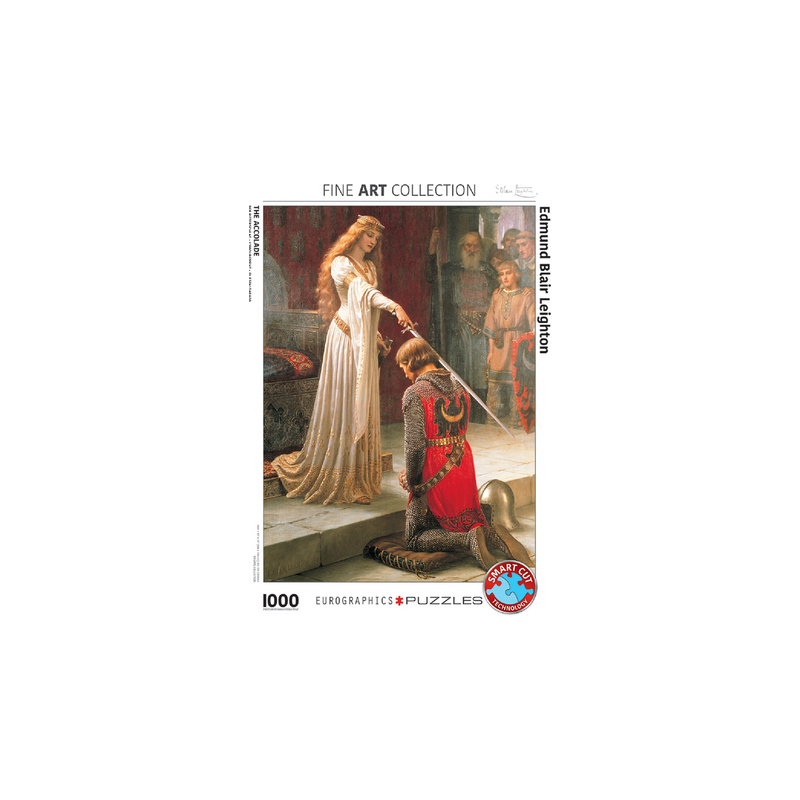 Puzzle Eurographics Fine Art - Edmund Blair Leighton : L'Adoubement - 1000 Pièces Puzzle Eurographics Fine Art - Edmund Blair Leighton : L'Adoubement - 1000 Pièces