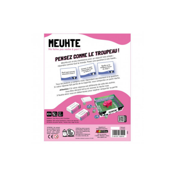 Jeux de société - Occasion - Meuhte