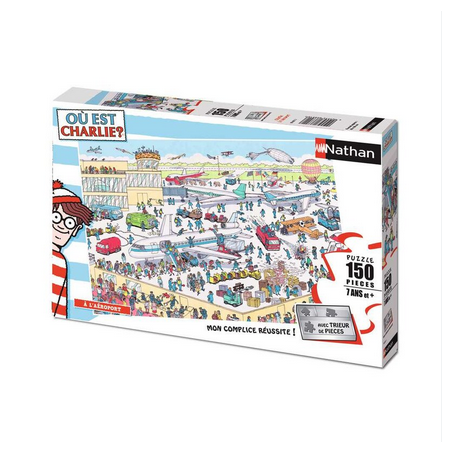 Puzzle - Occasion - Où est Charlie ? : Charlie à l'aéroport