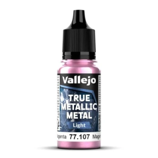 Peinture Vallejo True Metallic Metal - Light : Crimson Magenta - Magenta Carmesi