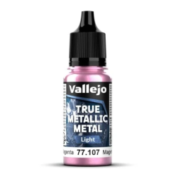 Peinture Vallejo True Metallic Metal - Light : Crimson Magenta - Magenta Carmesi