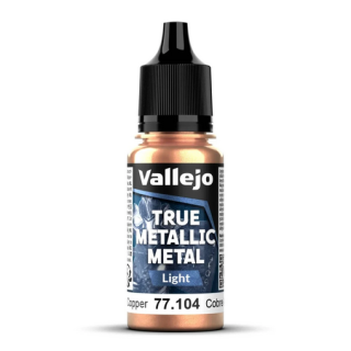 Peinture Vallejo True Metallic Metal - Light : Ancient Copper - Cobre Antiguo
