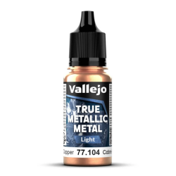 Peinture Vallejo True Metallic Metal - Light : Ancient Copper - Cobre Antiguo